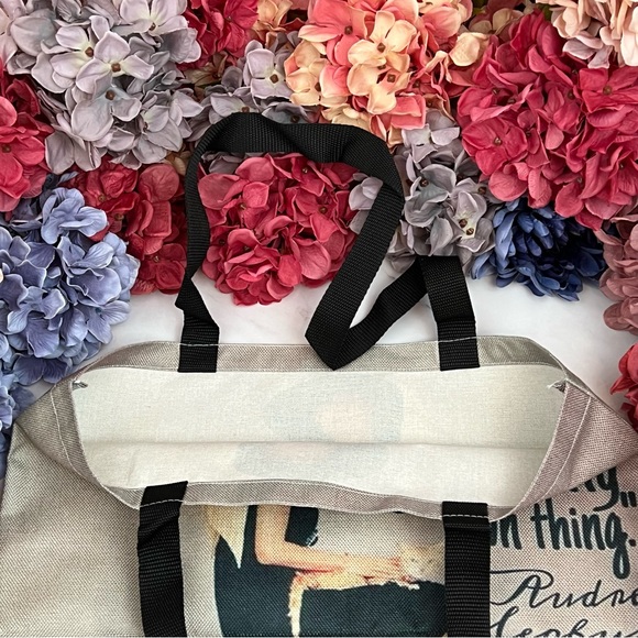 Eco-Friendly Audrey Hepburn Folding Tote Bag - Picture 10 of 15